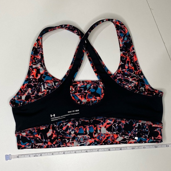 Under Armour Mid Crossback Print Mash Up Sports Bra - Small - Picture 2 of 5